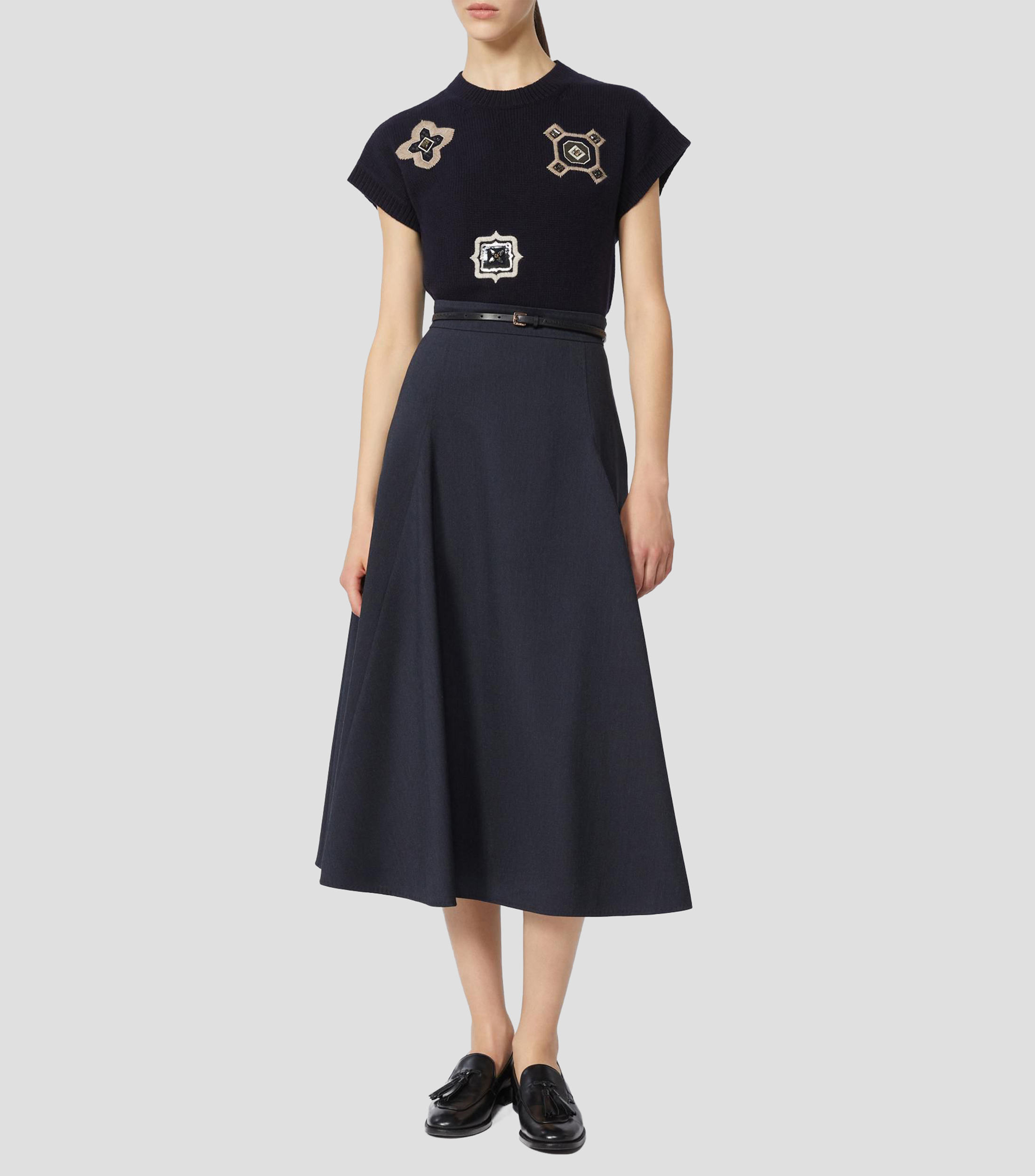 Blusa con diseño fantasía manga corta Mujer